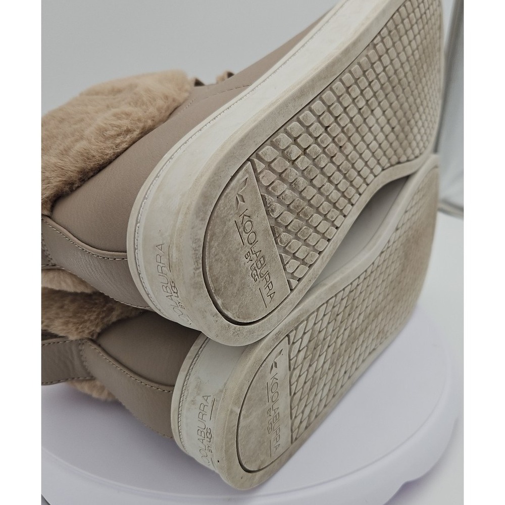 Koolaburra UGG Sundell Fuzz EUC W/11 Chukka Tan Faux Fur High Top Sneaker EUC - Picture 15 of 15
